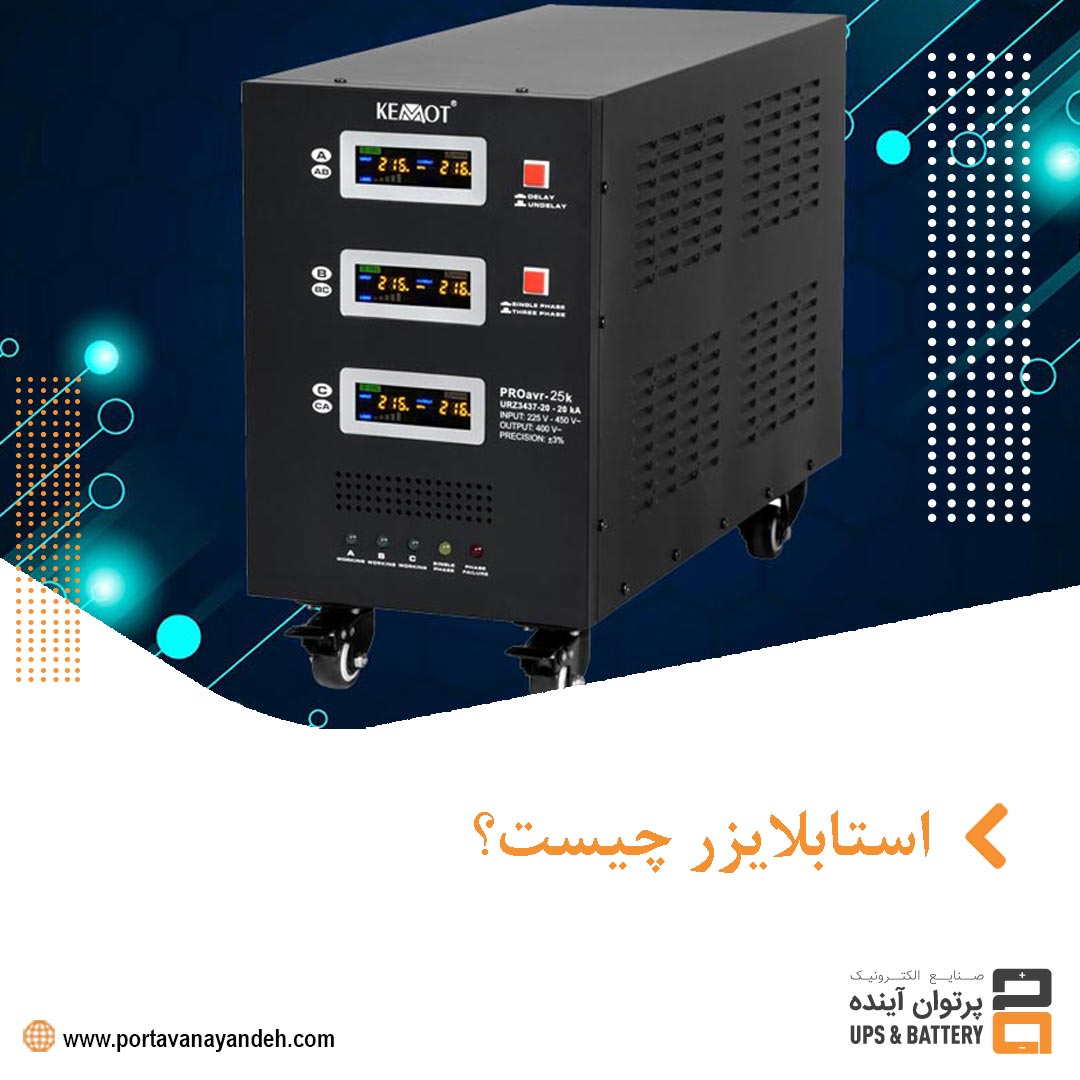 استابلایزر چیست؟ هرآنچه باید درباره تثبیت‌کننده ولتاژ بدانید