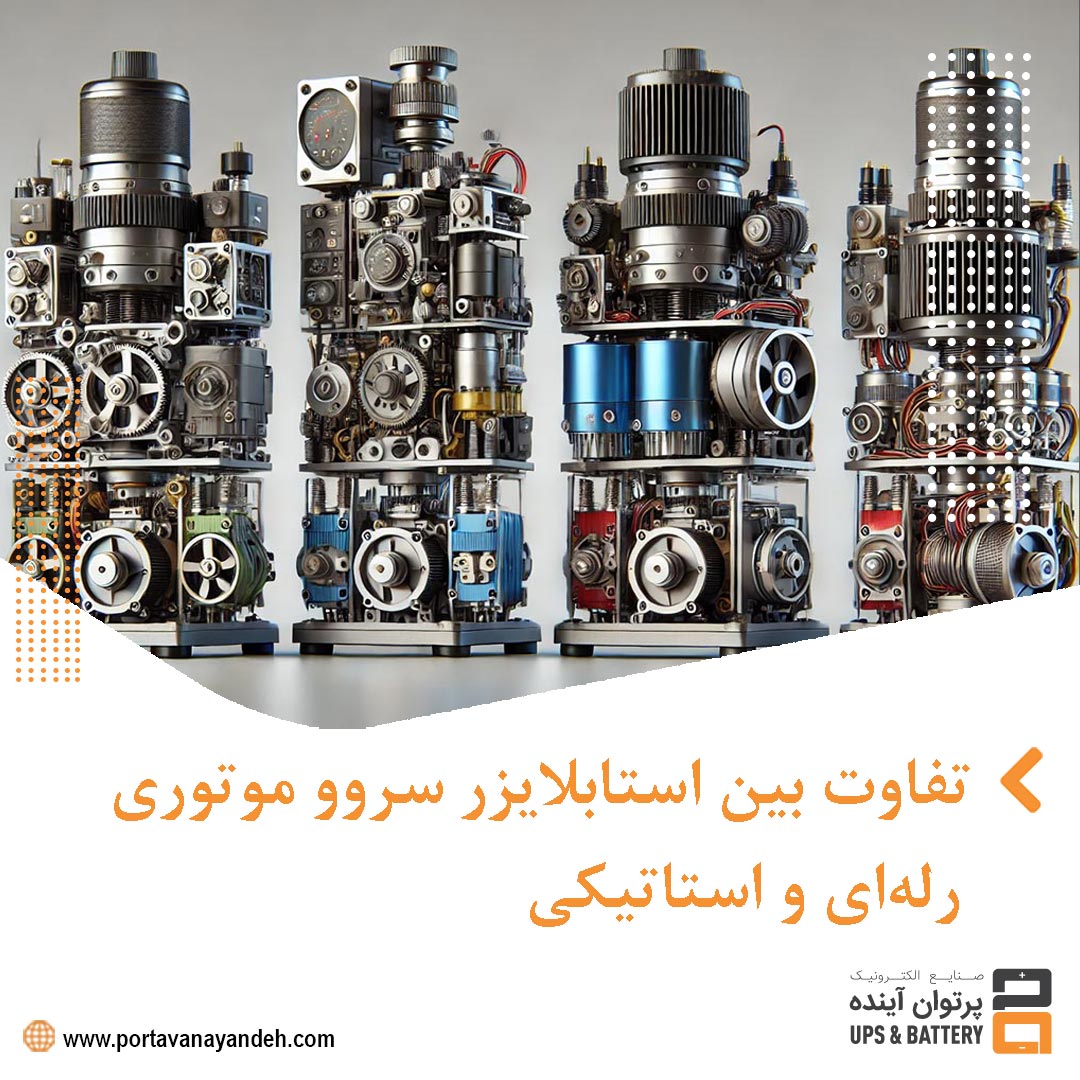 استابلایزر سروو موتوری، رله‌ای و استاتیکی: مقایسه دقیق فناوری‌ها و کاربردها